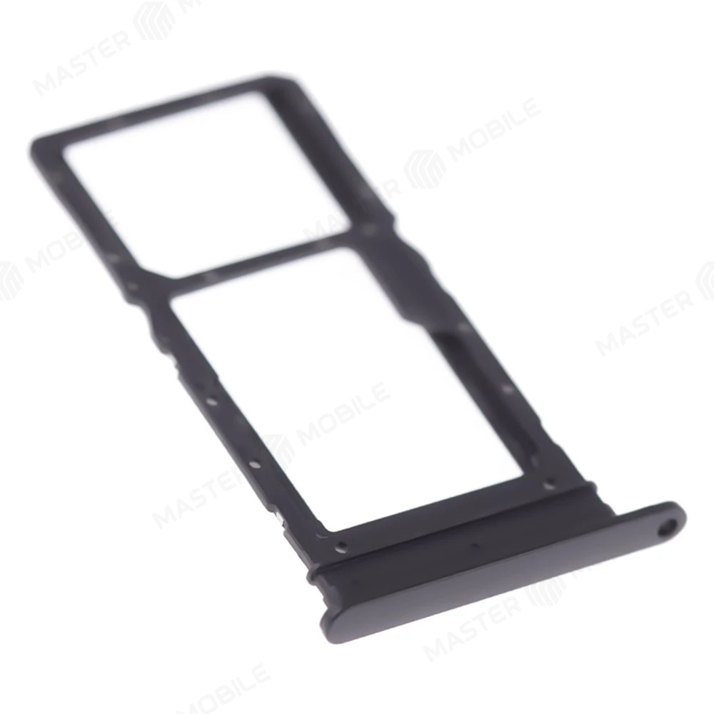 Держатель сим-карты для Huawei Honor X7 (CMA-LX1) (черный) фото №3