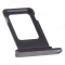 Держатель сим-карты для Apple iPhone 14 Pro / iPhone 14 Pro Max (черный) фото №3