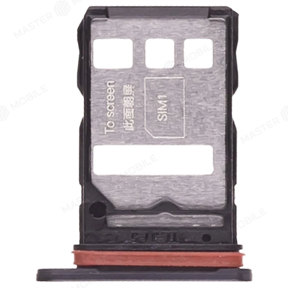 Держатель сим-карты для Huawei Nova 10 SE (BNE-LX1) (черный) фото №1