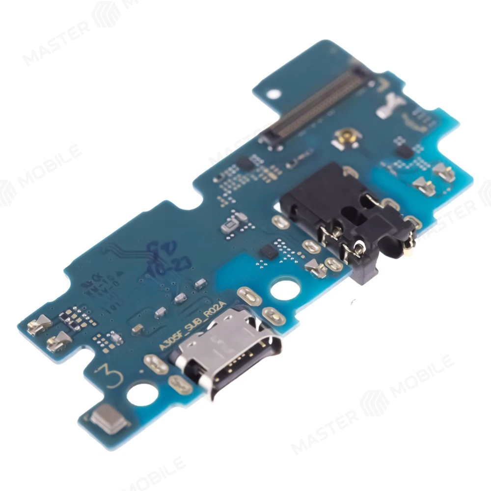 Нижняя плата для Samsung A305 Galaxy A30 с комп. + разъем зарядки + разъем гарнитуры + микрофон  фото №3