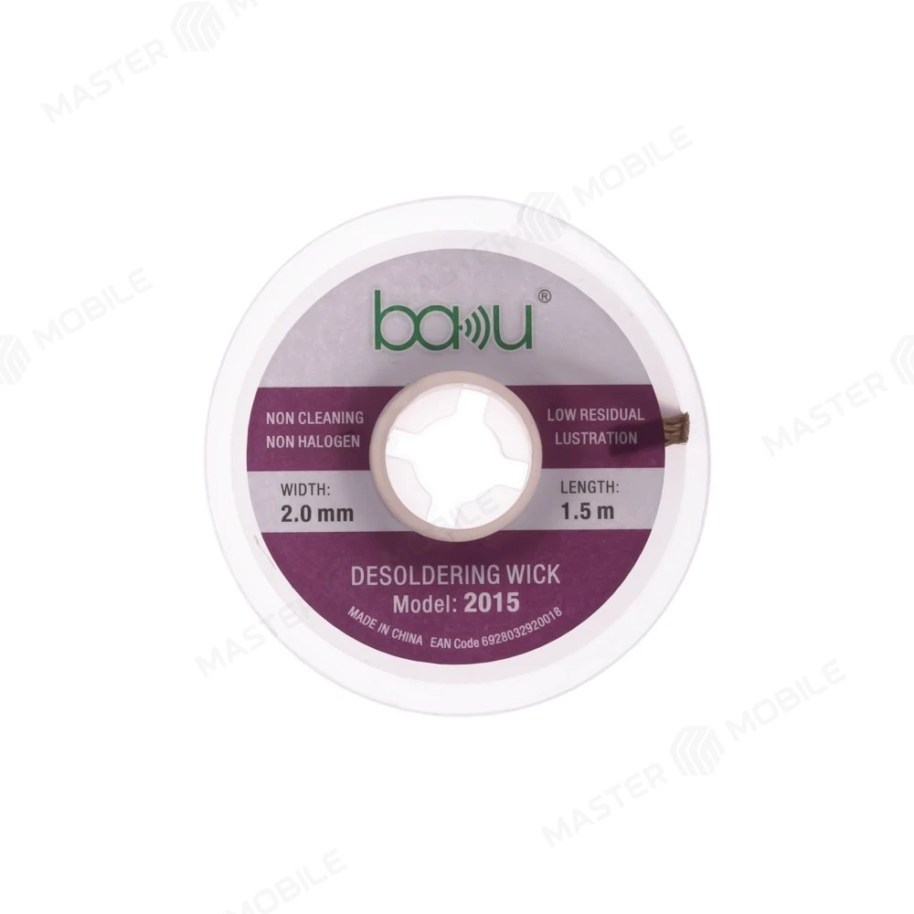 Оплетка для выпайки BAKU BK-2015 (2 мм x 1,5 м) фото №1