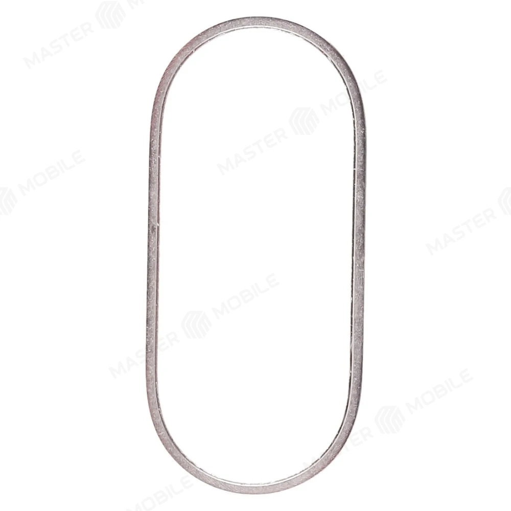 Рамка стекла задней камеры для Apple iPhone Xs Max (серебристый)  фото №1