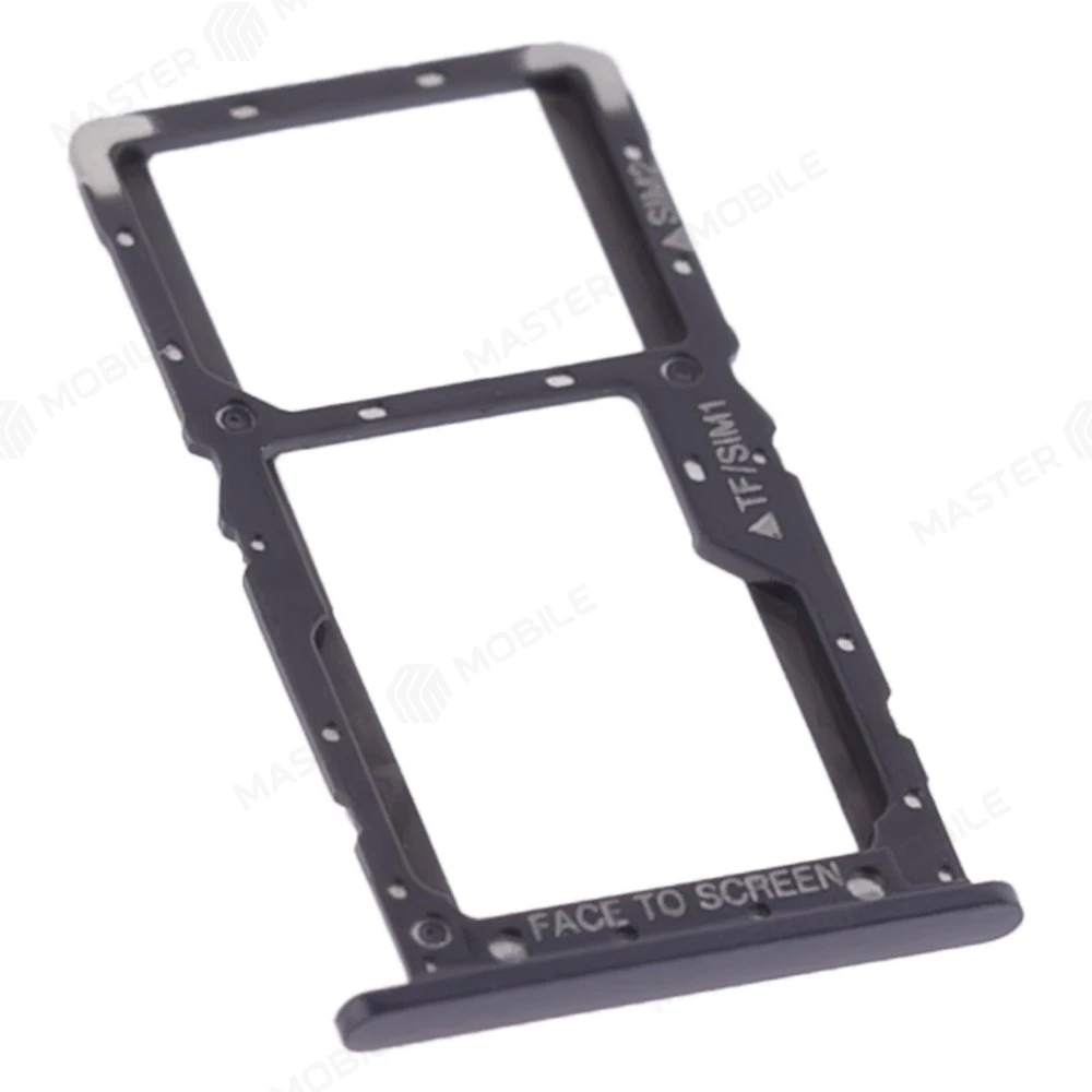 Держатель сим-карты для Xiaomi Pocophone F1 (M1805E10A) (черный)  фото №3