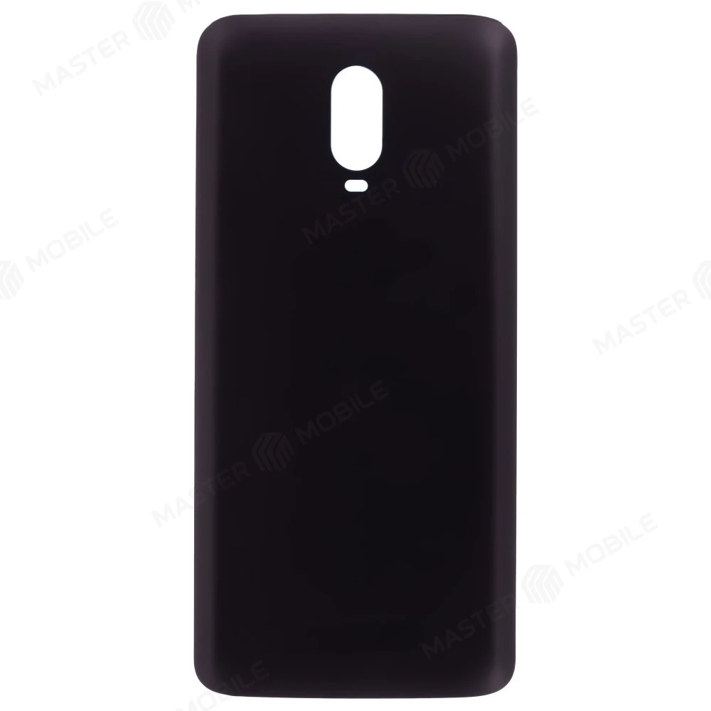 Задняя крышка для OnePlus 6T (черный матовый) фото №1