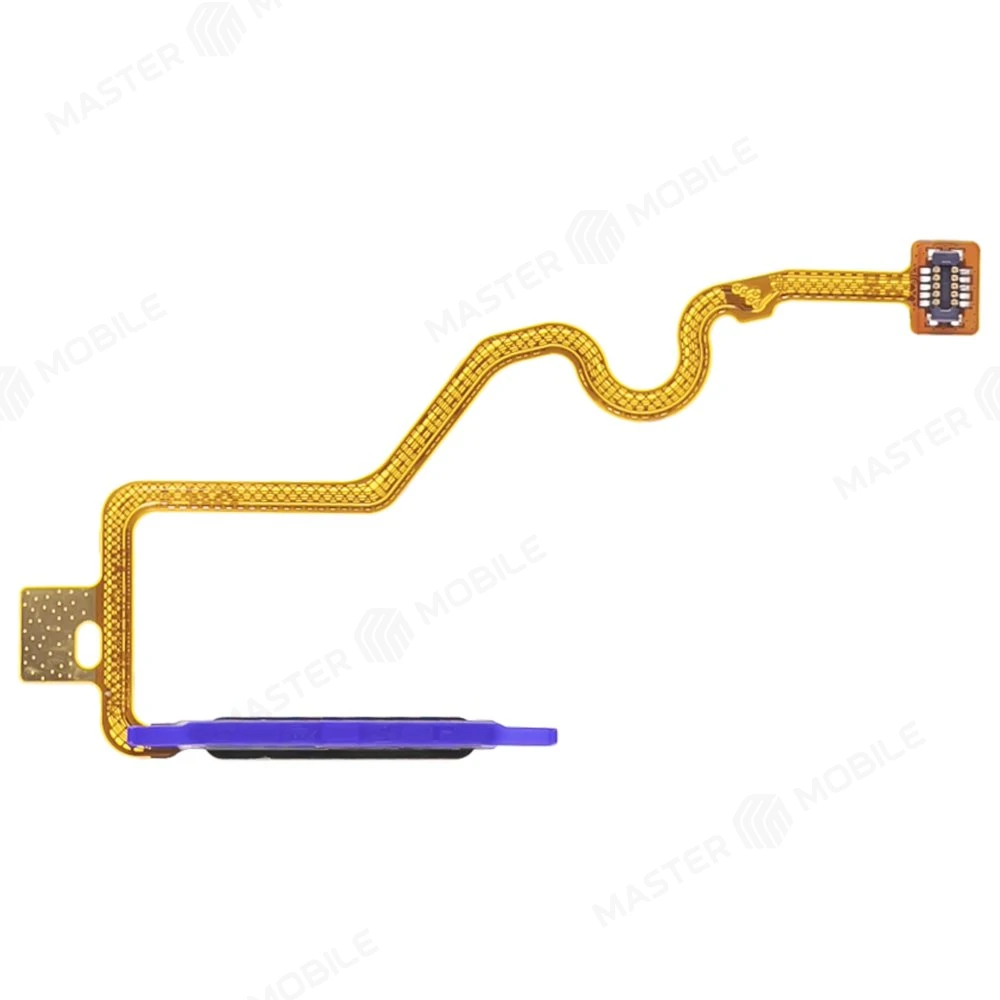 Шлейф для Infinix Hot 30i (X669) с комп. + сканер отпечатка пальца (голубой)  фото №2