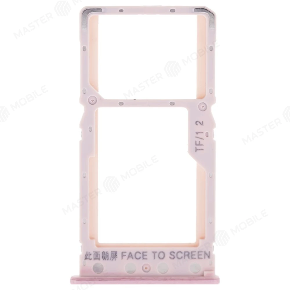 Держатель сим-карты для Xiaomi Redmi 6 (M1804C3DG) / Redmi 6A (M1804C3CG) (розовый)  фото №1