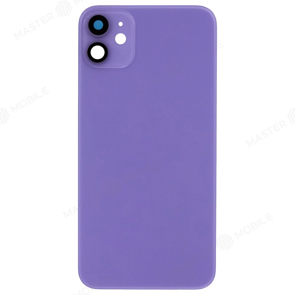 Задняя крышка для Apple iPhone 11 (фиолетовый) (в сборе со стеклом камеры) (Premium) фото №1