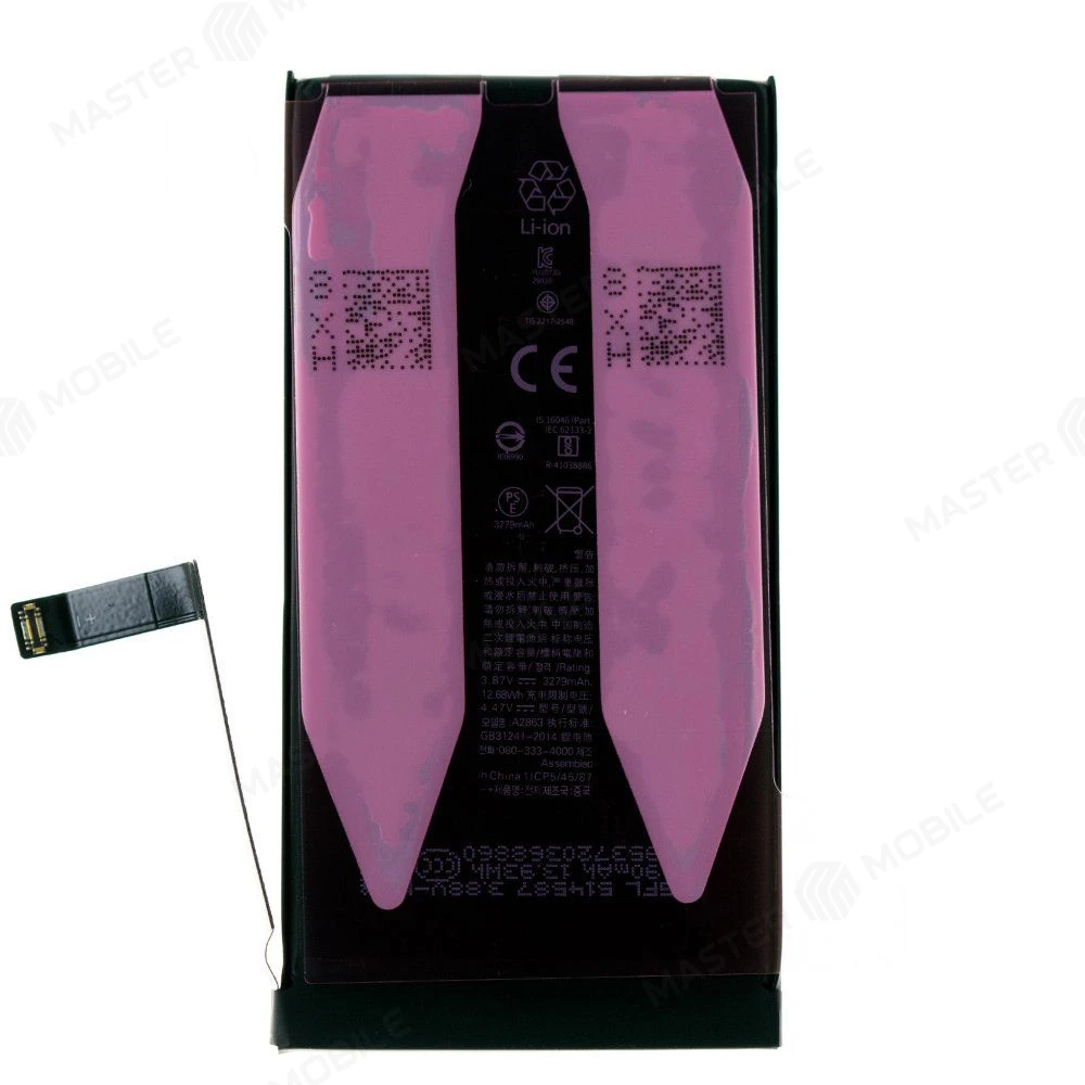 Аккумулятор для Apple iPhone 14 (GENUINE) (с верификацией "Подлинная запчасть") фото №2
