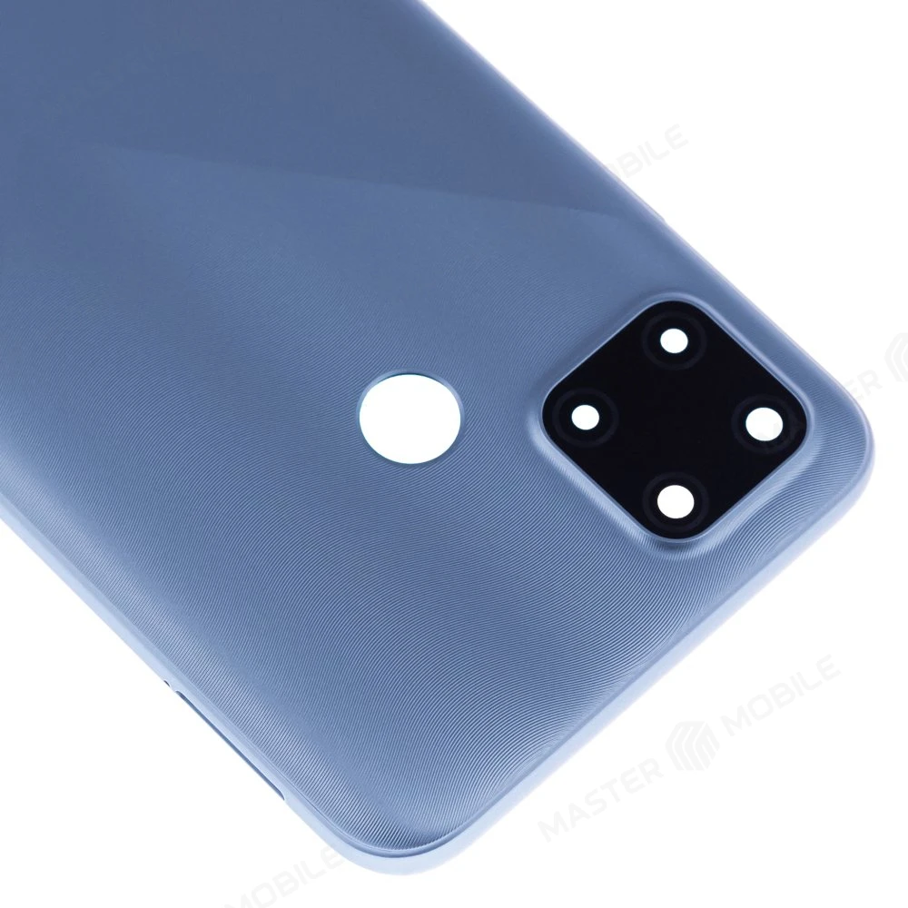 Задняя крышка для Realme C21Y (RMX3261/RMX3263) (голубой) (в сборе со стеклом камеры) фото №3