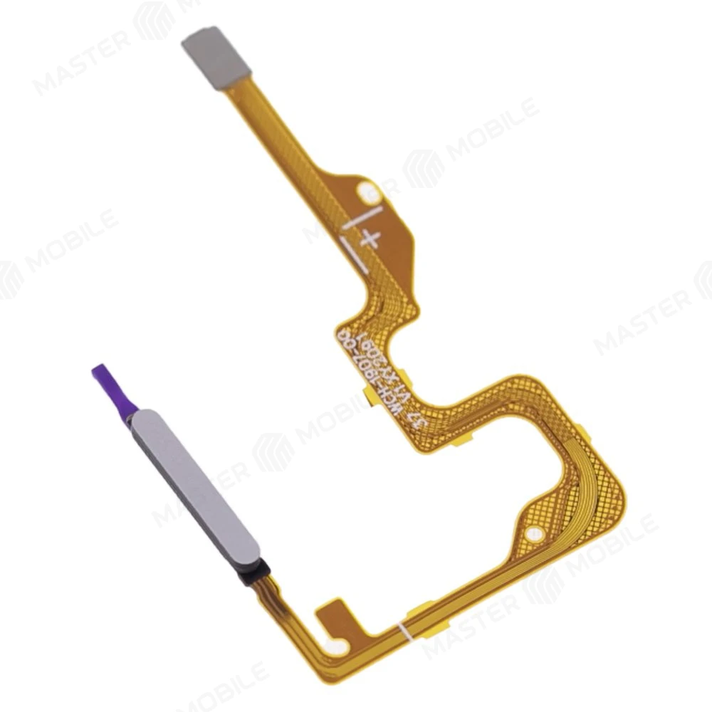 Шлейф для Huawei Honor X6 (VNE-LX1) / Honor X7 (CMA-LX1) / Honor X7a (RKY-LX1) с комп. + сканер отпечатка пальца (серебристый) фото №3