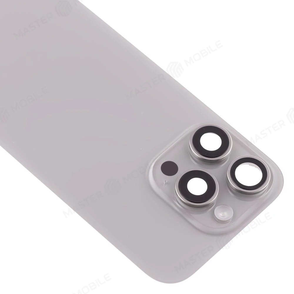 Задняя крышка для Apple iPhone 16 Pro (титановый) (в сборе) (ORIG100) (SP) фото №3