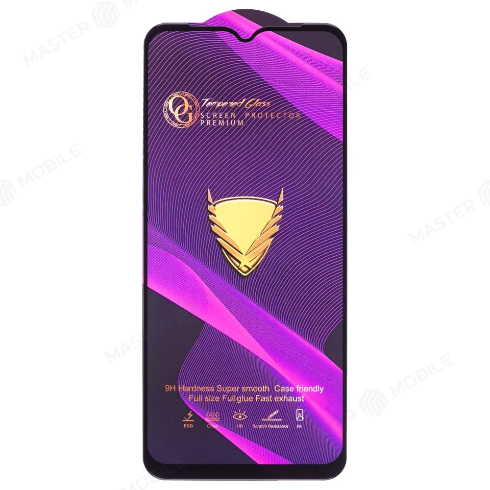 Защитное стекло OG Glass (3 в 1) для Samsung M146 Galaxy M14 5G (черный) фото №1