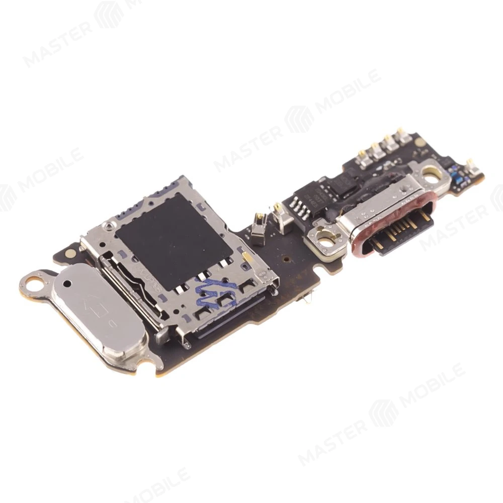 Нижняя плата для Xiaomi 13 (2211133G) с комп. + разъем зарядки + микрофон + разъем SIM (ORIG100)  фото №3