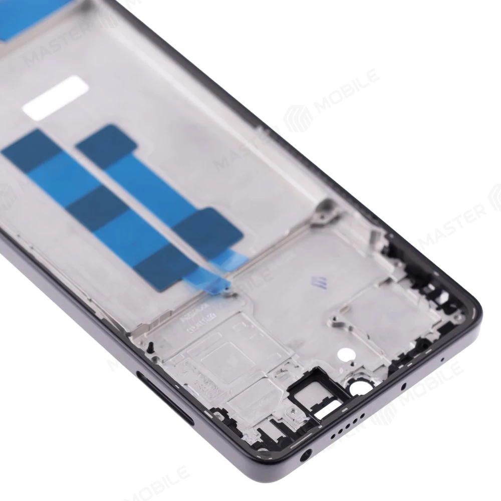 Рамка дисплея для Xiaomi Poco M6 Pro 4G (2312FPCA6G) (черный) фото №3