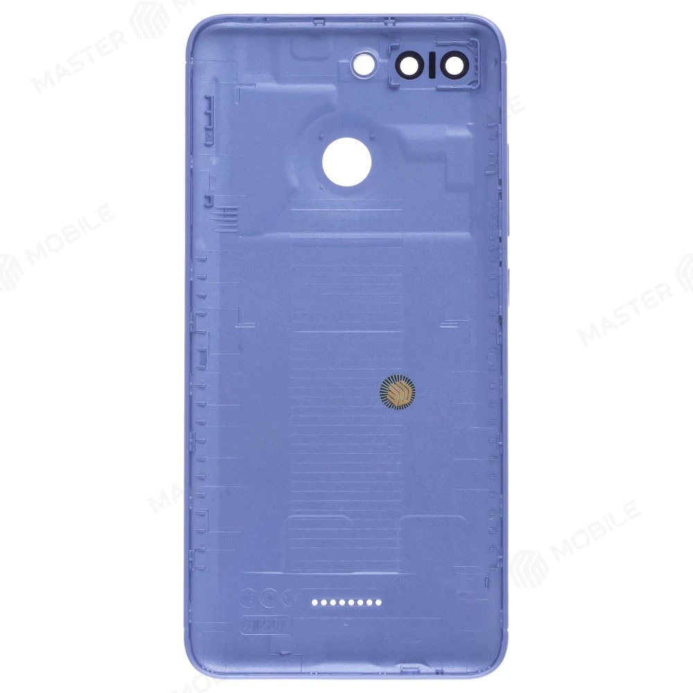 Задняя крышка для Xiaomi Redmi 6 (M1804C3DG) (Global Version / 2 SIM) (синий) (в сборе со стеклом камеры) фото №2