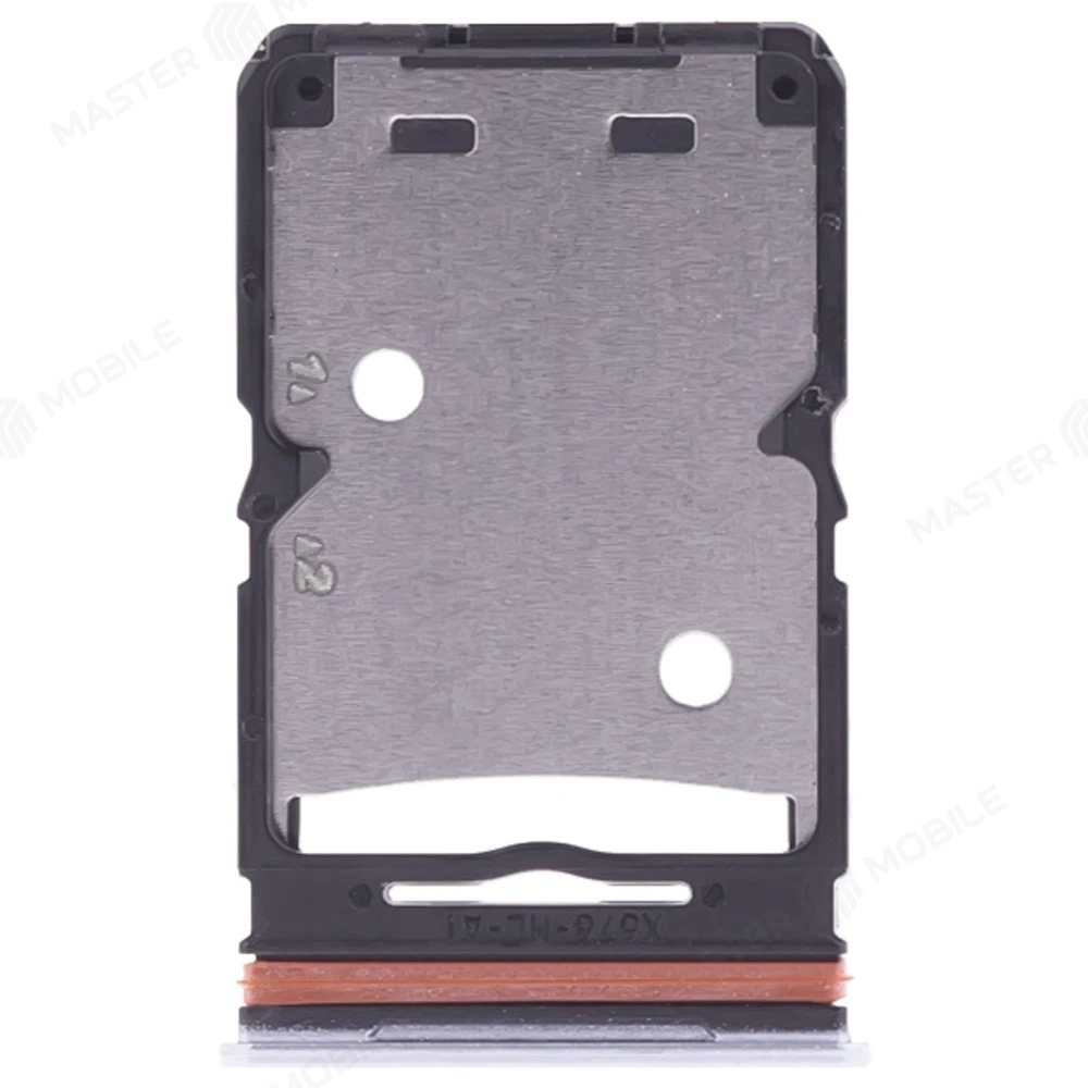 Держатель сим-карты для Infinix Note 12 2023 (X676C) / Note 12 Pro (X676B) (серебристый) фото №1