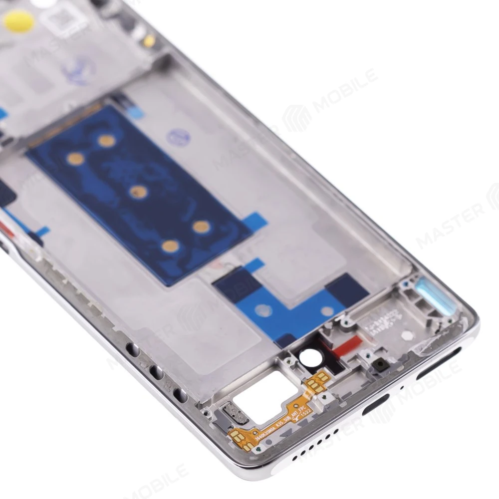 Рамка дисплея для Xiaomi 11T (21081111RG) / 11T Pro (2107113SG) (серебристый) фото №4