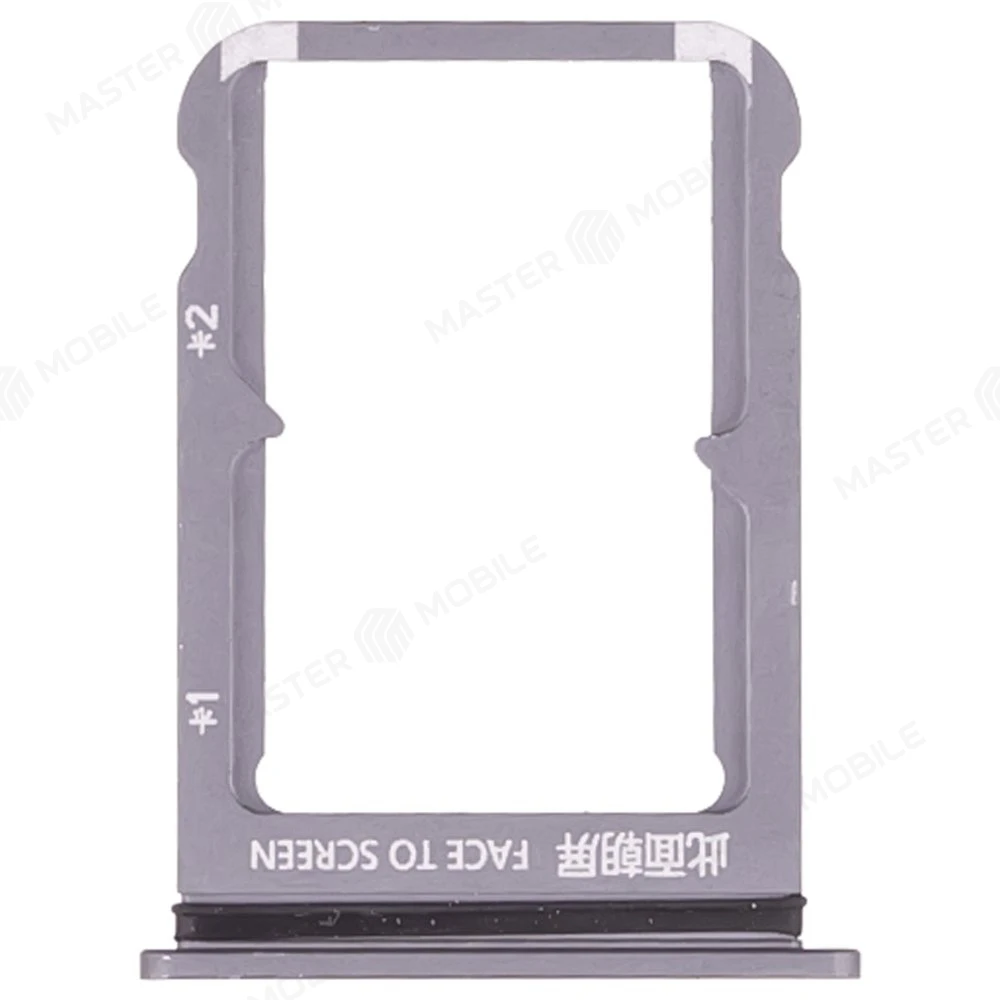 Держатель сим-карты для Xiaomi Mi 9 (M1902F1G) / Mi 9 SE (M1903F2G) (серый)  фото №1