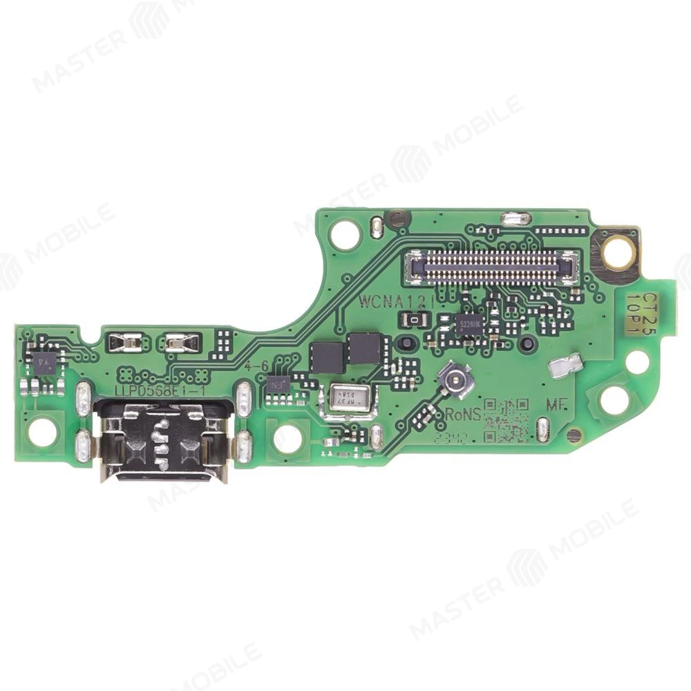 Нижняя плата для Huawei Nova 13i (CTR-L91) с комп. + разъем зарядки + микрофон + разъем SIM фото №1