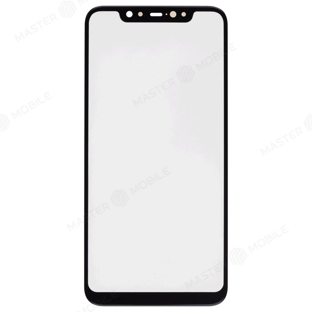 Стекло модуля для Xiaomi Mi 8 (M1803E1A) + OCA (черный)  фото №1