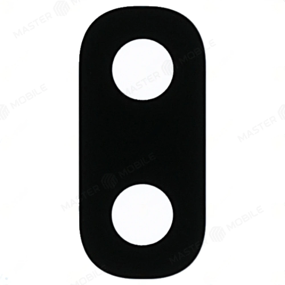 Стекло задней камеры для Samsung A105 Galaxy A10 / A205 Galaxy A20 / A305 Galaxy A30 / A405 Galaxy A40 (без рамки) (черный) фото №1