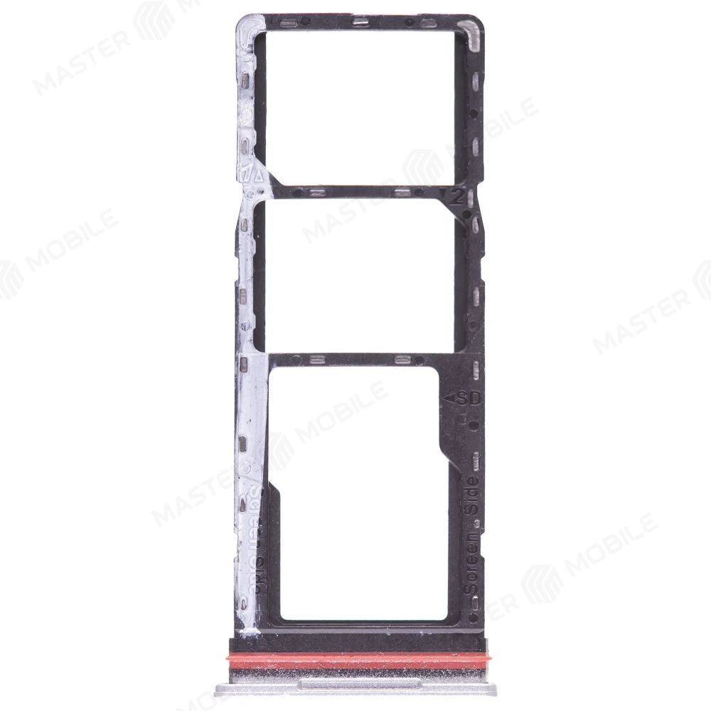 Держатель сим-карты для Tecno Spark GO 1 (KL4) (белый) фото №1