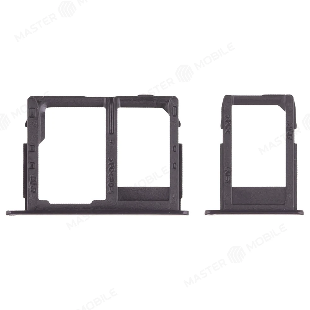 Держатель сим-карты для Samsung J330 Galaxy J3 (2017) / J530 Galaxy J5 (2017) / J730 Galaxy J7 (2017) (черный) фото №2