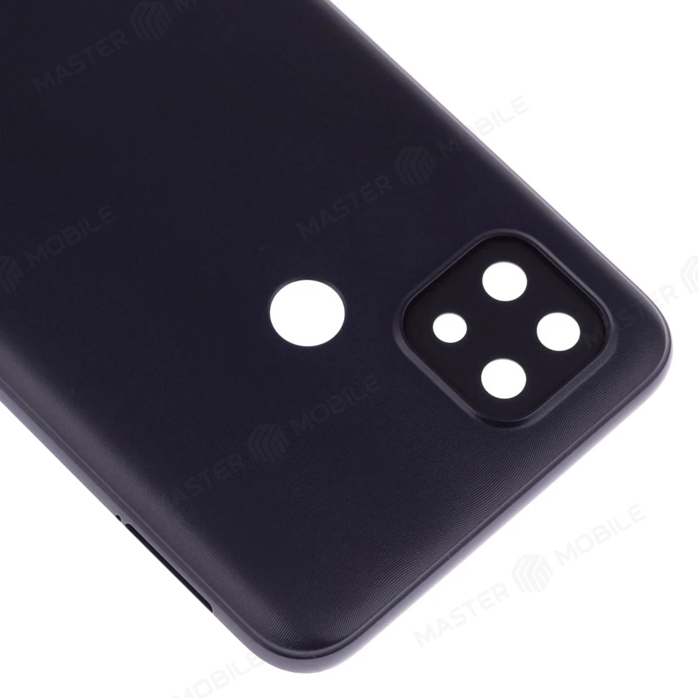Задняя крышка для Realme C21 (RMX3201) (черный) (в сборе со стеклом камеры) фото №3