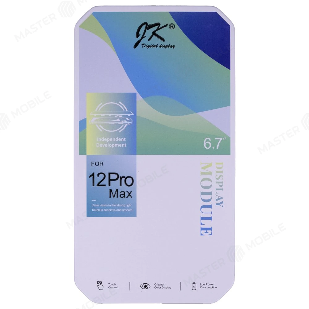 Дисплей для Apple iPhone 12 Pro Max + тачскрин (черный) (JK) (In-Cell) (площадка под IC) фото №5