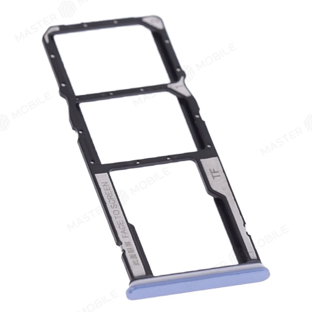 Держатель сим-карты для Xiaomi Redmi Note 12S (23030RAC7Y) (голубой) фото №3