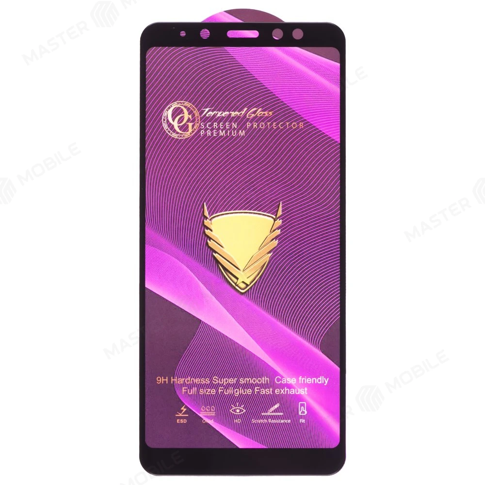 Защитное стекло OG Glass (3 в 1) для Xiaomi Mi A2 (M1804D2SG) / Mi 6x (черный) фото №1