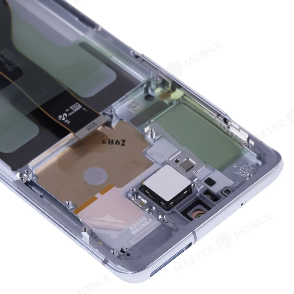 Дисплей для Samsung G985 Galaxy S20+ / G986 Galaxy S20+ 5G + тачскрин (голубой) (в рамке) (ORIG100) (возможен дефект ЛКП) фото №3