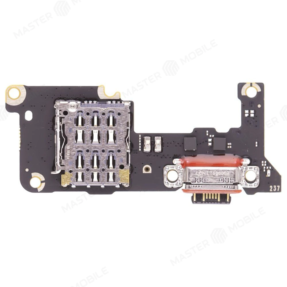 Нижняя плата для Xiaomi 15T (25069PTEBG) с комп. + разъем зарядки + разъем SIM + микрофон фото №2