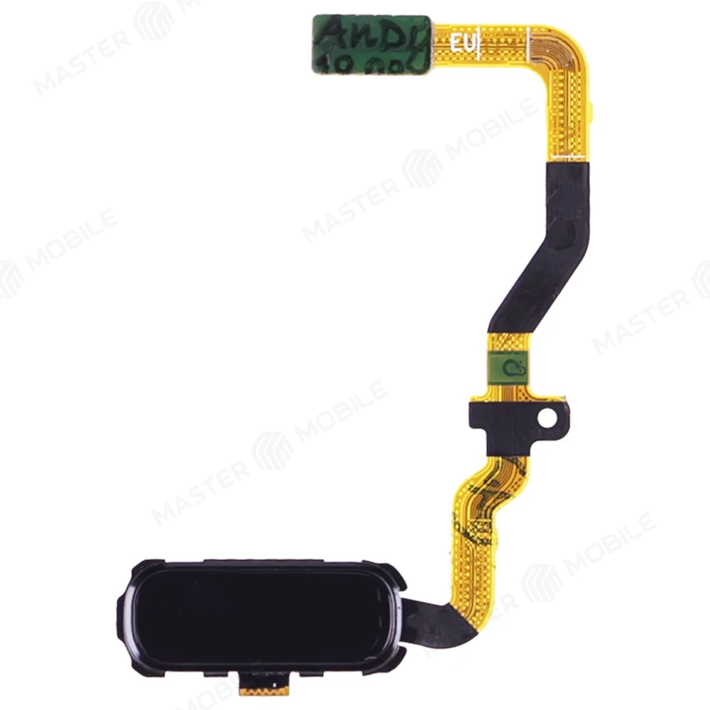 Шлейф для Samsung G930 Galaxy S7 с комп. + сканер отпечатка пальца (черный)  фото №1