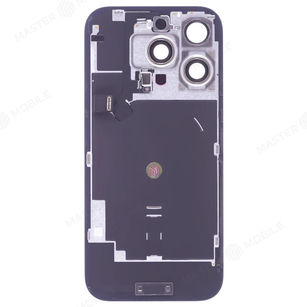 Задняя крышка для Apple iPhone 16 Pro (черный) (в сборе) (с разбора) (ORIG100) (возможен дефект ЛКП)  фото №2