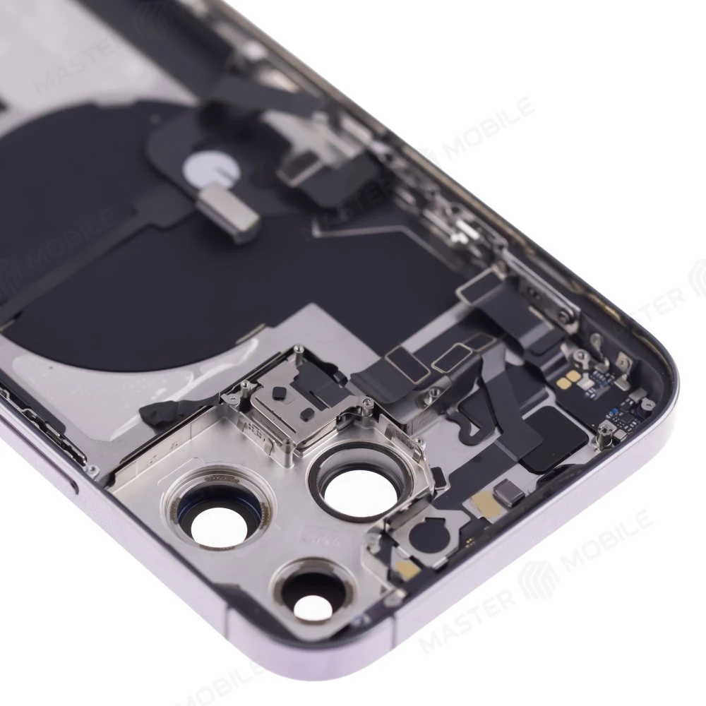 Корпус для Apple iPhone 14 Pro Max (фиолетовый) (в сборе) (с разбора) (ORIG100) (возможен дефект ЛКП) фото №3