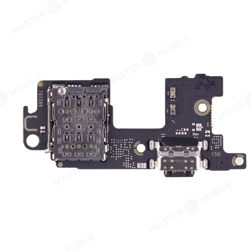 Нижняя плата для Xiaomi Mi 11 5G (M2011K2G) с комп. + разъем зарядки + разъём SIM + микрофон  фото №2