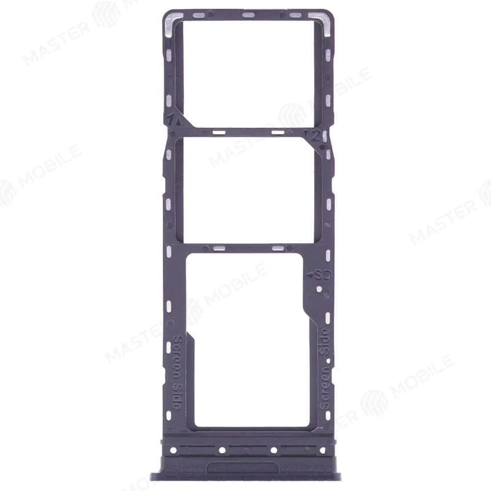 Держатель сим-карты для Infinix Note 11 (X663B) (черный) фото №1