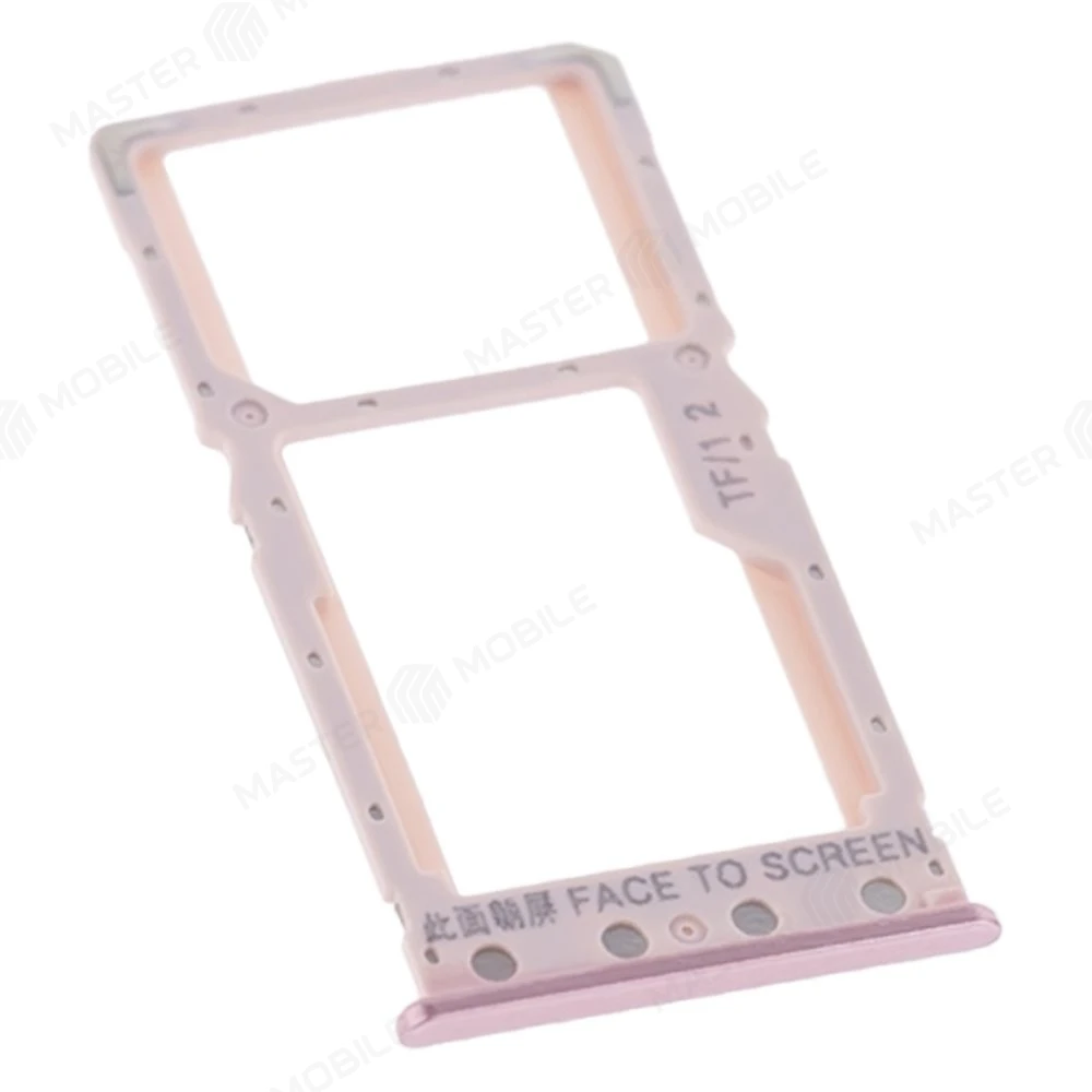 Держатель сим-карты для Xiaomi Redmi 6 (M1804C3DG) / Redmi 6A (M1804C3CG) (розовый)  фото №3