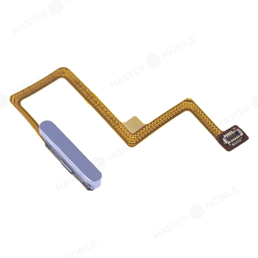 Шлейф для Xiaomi Redmi Note 11 Pro+ 5G (21091116UG) с комп. + сканер отпечатка пальца (кнопка включения) (голубой)  фото №3