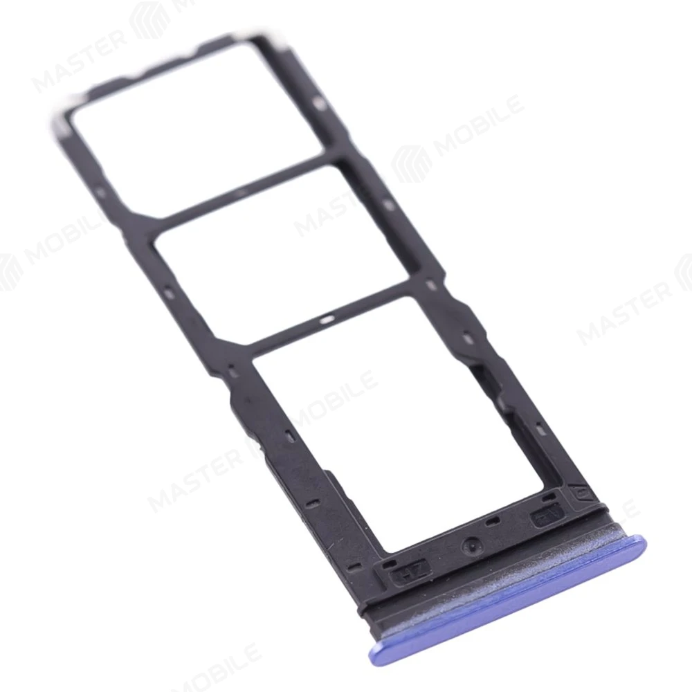 Держатель сим-карты для Vivo Y53s 4G (V2058) (голубой) фото №3