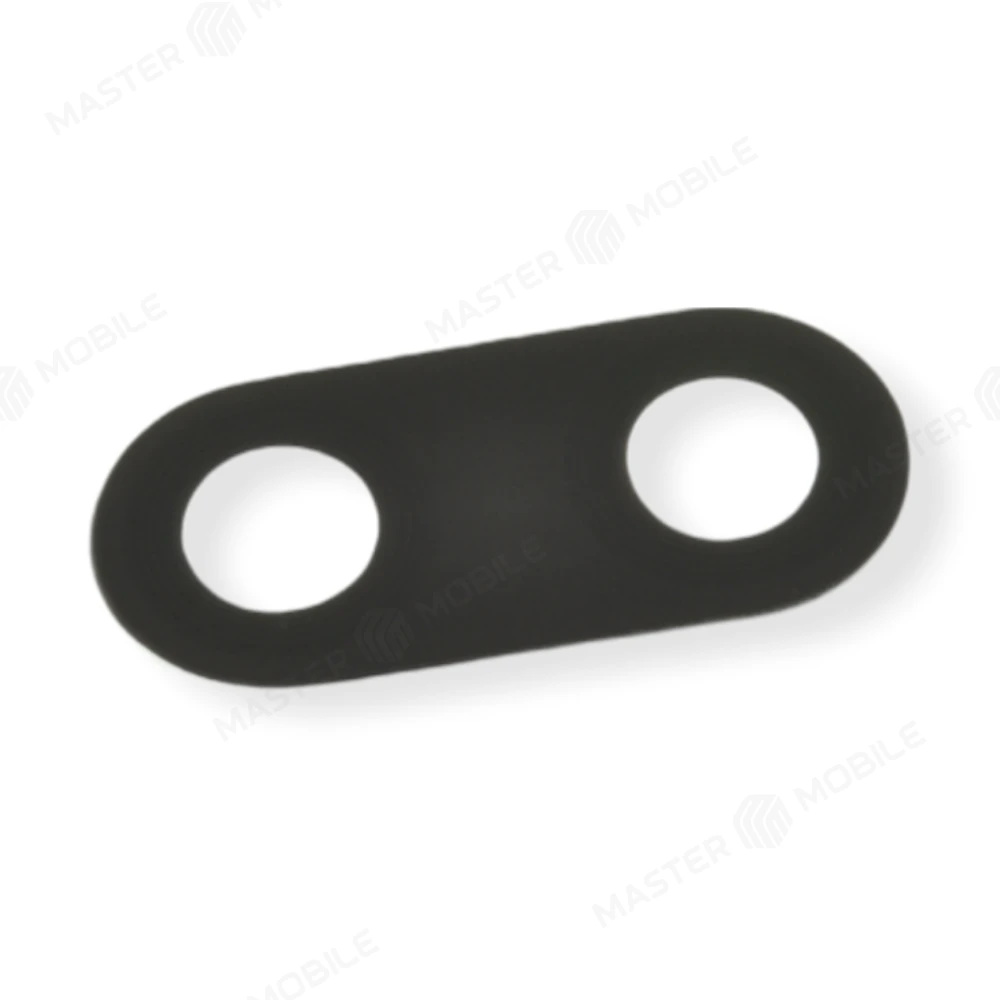 Стекло задней камеры для Xiaomi Mi 8 Lite (M1808D2TG) (без рамки) (черный) фото №1