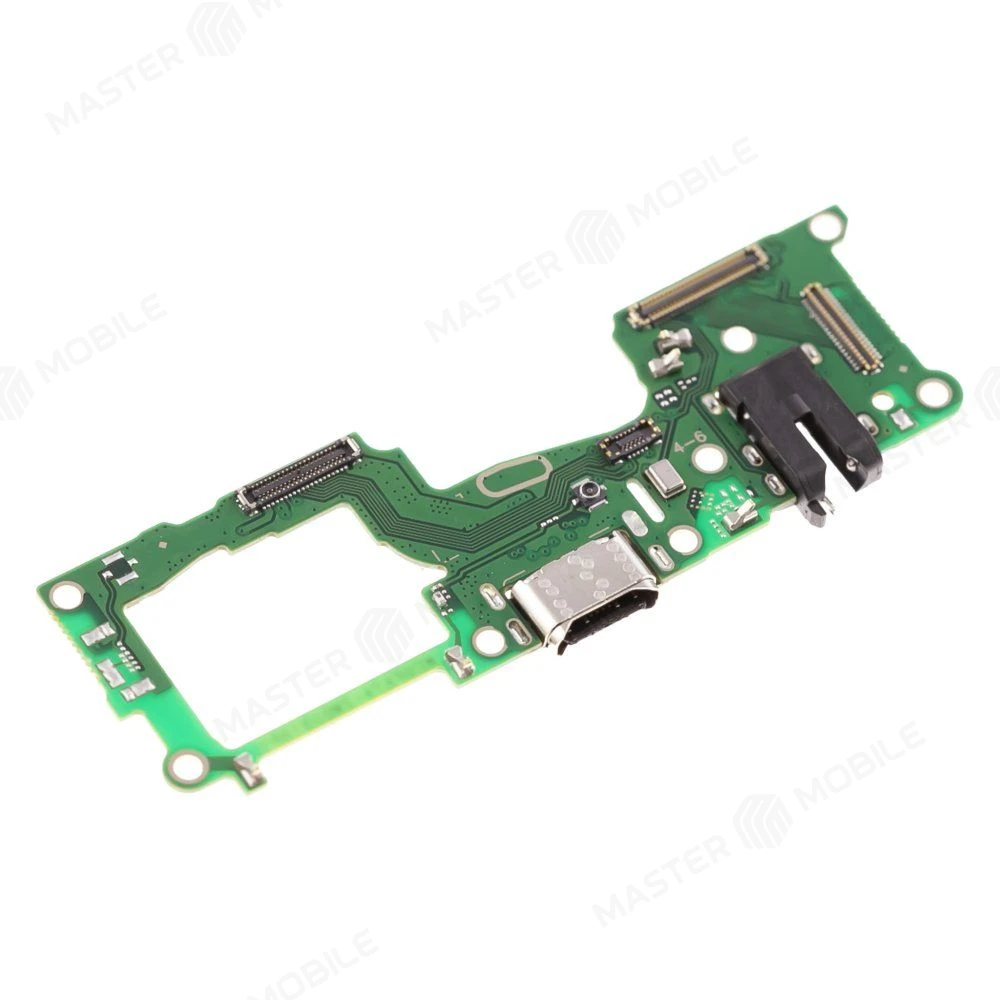 Нижняя плата для OPPO A74 4G (CPH2219) с комп. + разъем зарядки + микрофон + разъем гарнитуры фото №3