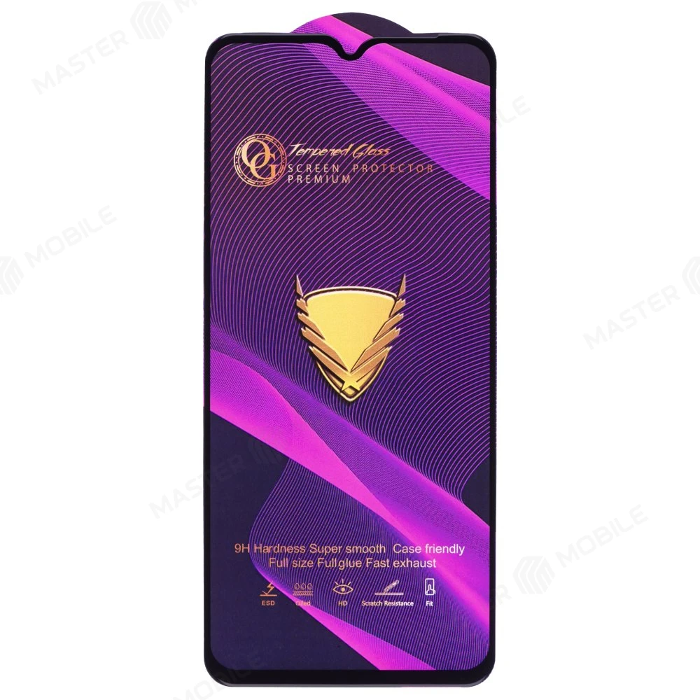 Защитное стекло OG Glass (3 в 1) для Vivo Y27 (V2249) (черный) фото №1