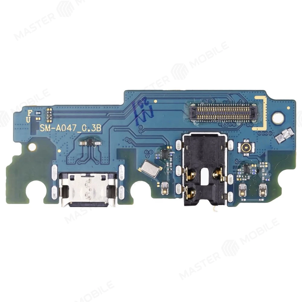 Нижняя плата для Samsung A047 Galaxy A04s с комп. + разъем зарядки + микрофон (ORIG100)  фото №1