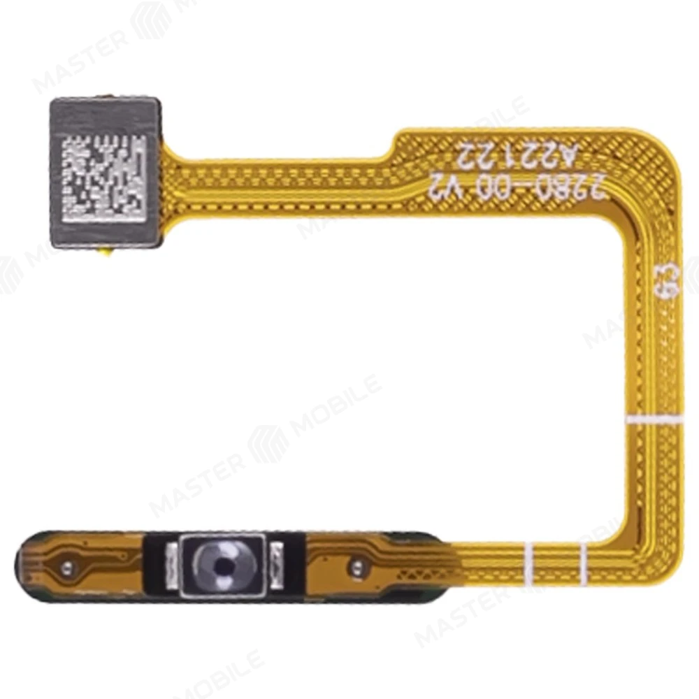 Шлейф для Xiaomi Poco F5 (23049PCD8G) / Redmi Note 12 Turbo (23049RAD8C) с комп. + сканер отпечатка пальца (кнопка включения) (белый)  фото №2