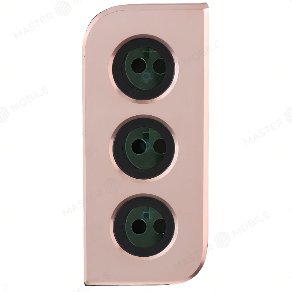 Стекло задней камеры для Samsung G996 Galaxy S21+ (в рамке) (золотистый) 