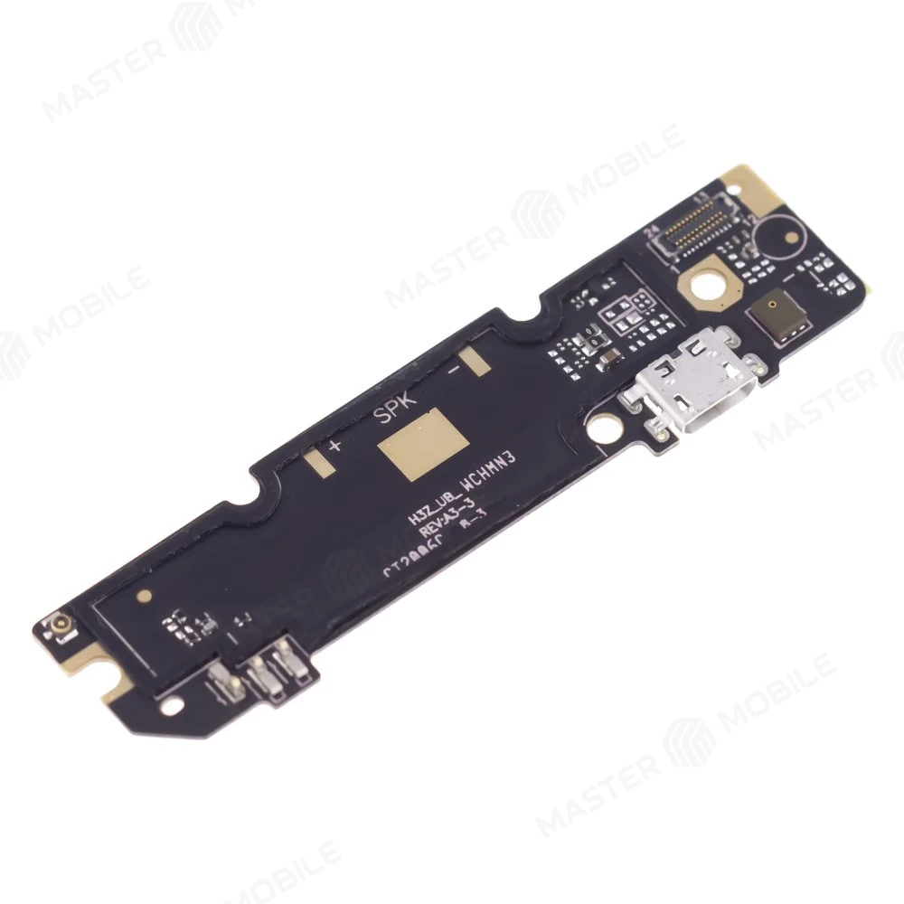 Нижняя плата для Xiaomi Redmi Note 3 Pro (2015161) с комп. + разъем зарядки + микрофон  фото №3