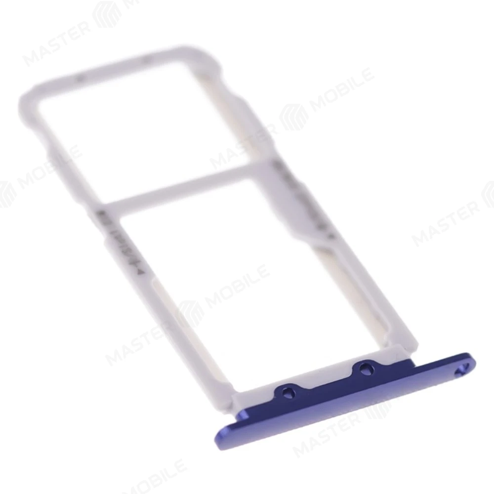 Держатель сим-карты для Huawei Honor View 10 (синий) фото №3