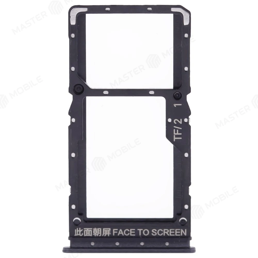 Держатель сим-карты для Xiaomi Poco X5 5G (22111317PG) (черный) фото №1